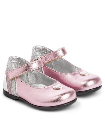 Baby - Ballerine in pelle metallizzata - Monnalisa - Modalova