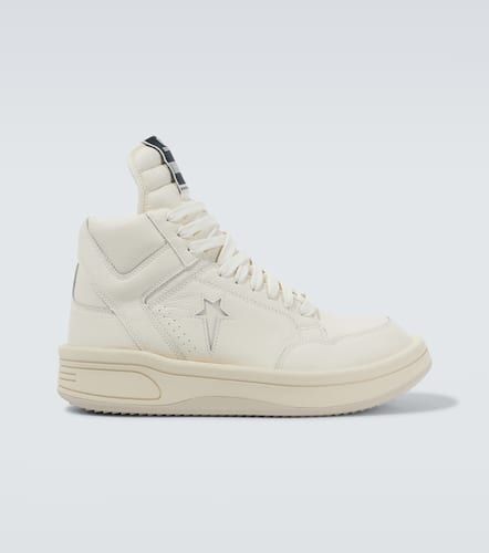 X Converse Sneakers Turbowpn aus Leder - DRKSHDW by Rick Owens - Modalova