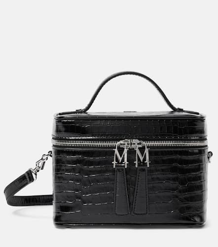 Vanity Small croc-effect leather crossbody bag - Max Mara - Modalova