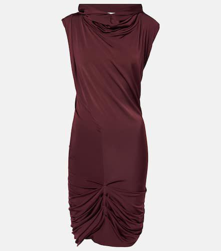 Hooded draped minidress - Magda Butrym - Modalova