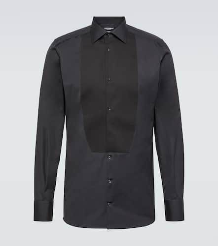 Camisa Plastron de algodón - Dolce&Gabbana - Modalova