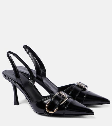 Voyou brushed leather slingback pumps - Givenchy - Modalova