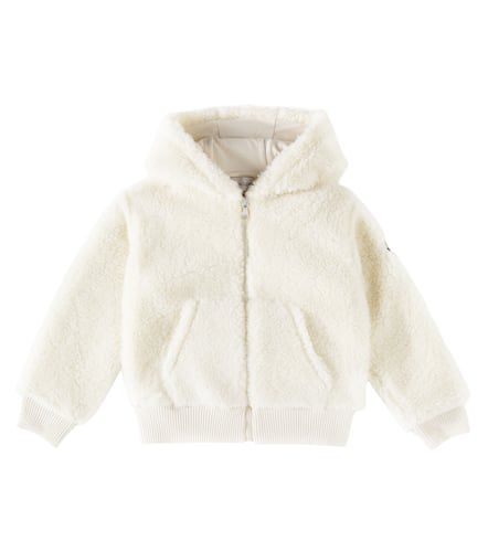 Kapuzenjacke aus Faux Shearling - Moncler Enfant - Modalova