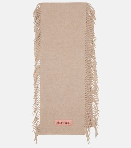 Acne Studios Fringed wool scarf - Acne Studios - Modalova