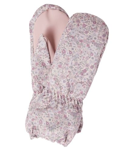Wheat Monta floral mittens - Wheat - Modalova