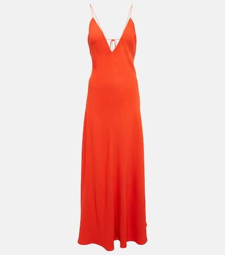 Stella McCartney V-neck crêpe gown - Stella McCartney - Modalova