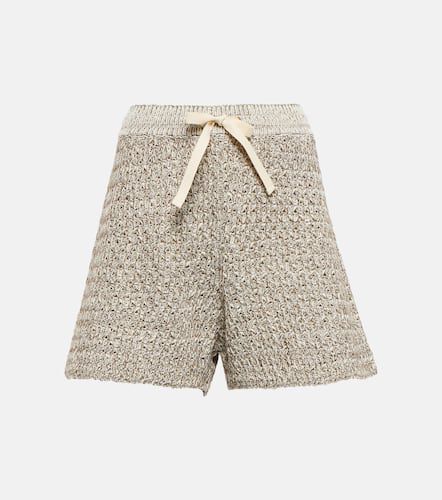 Open-knit cotton-blend shorts - Jil Sander - Modalova