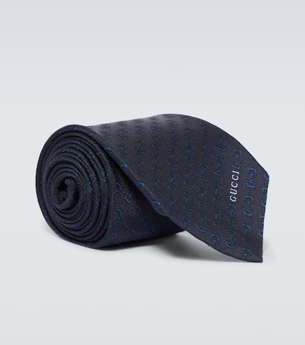Gucci Horsebit silk tie - Gucci - Modalova