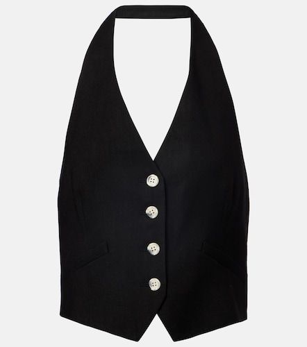 Arabella linen-blend vest - Veronica Beard - Modalova