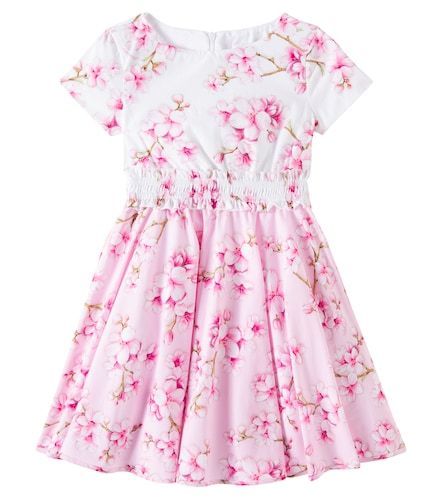 Vestido de algodón estampado - Monnalisa - Modalova
