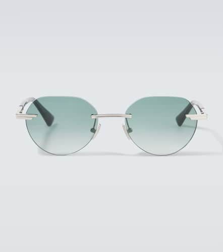 Bottega Veneta Runde Sonnenbrille - Bottega Veneta - Modalova