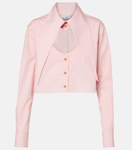 Camicia cropped Cut Off Heart in cotone - Vivienne Westwood - Modalova