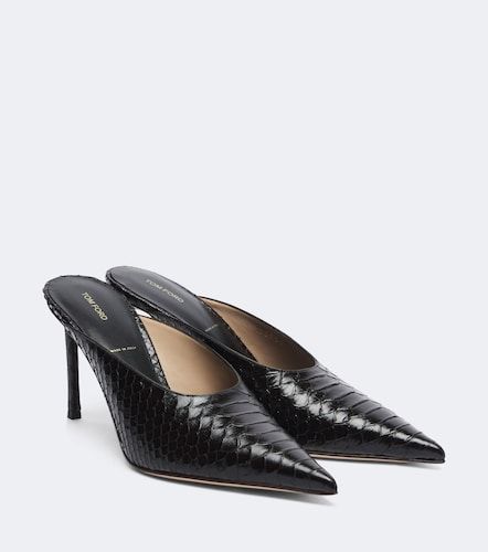 Tom Ford Croc-effect leather mules - Tom Ford - Modalova