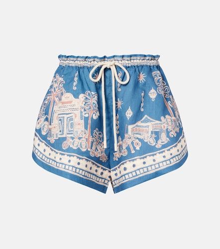 Alémais Bermudas Acacia de lino estampadas - Alemais - Modalova