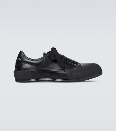 Deck Plimsole leather sneakers - Alexander McQueen - Modalova