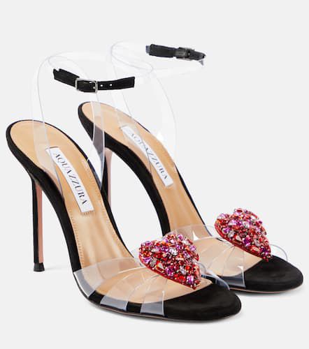 Love Me 105 embellished PVC sandals - Aquazzura - Modalova