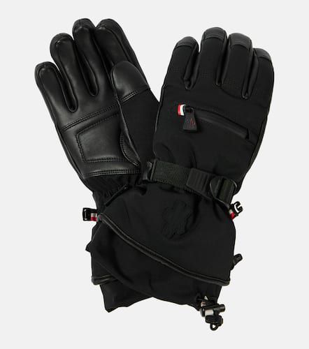 Moncler Guantes con ribetes de piel - Moncler - Modalova