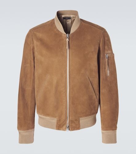 Tom Ford Suede bomber jacket - Tom Ford - Modalova