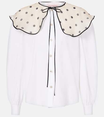 Bluse aus Baumwollpopeline - Valentino - Modalova