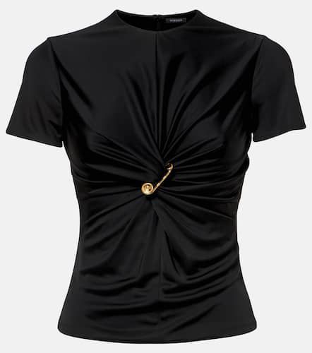 Versace T-Shirt aus Jersey - Versace - Modalova