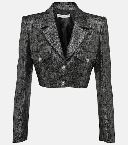 Chaqueta de tweed metalizado - Alessandra Rich - Modalova