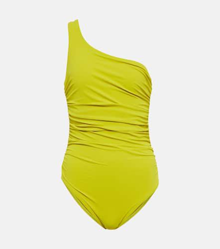 One-shoulder ruched swimsuit - Karla Colletto - Modalova