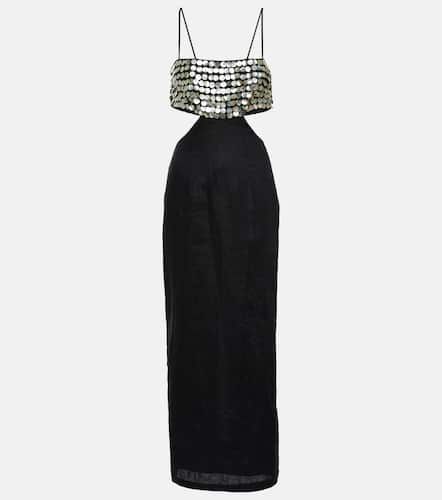 Vestido largo Jada de lino adornado - Staud - Modalova