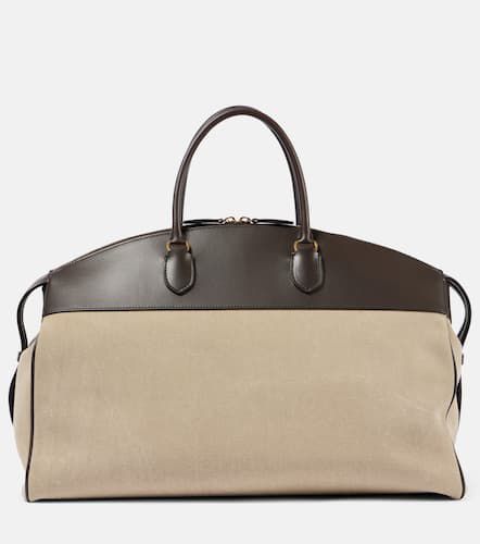 George XL leather-trimmed denim duffel bag - The Row - Modalova