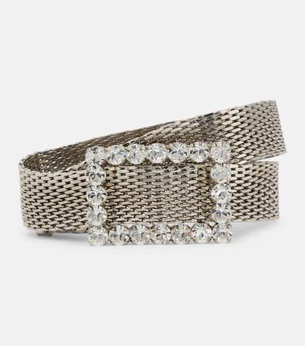 Crystal-embellished chain belt - Alessandra Rich - Modalova