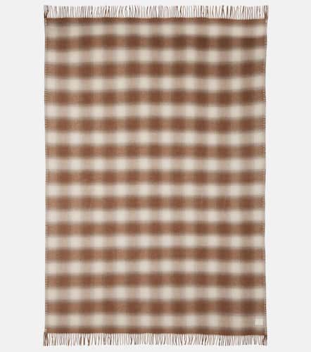 Plaid in lana e cashmere a quadri - Loro Piana - Modalova