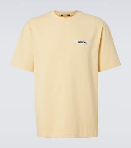 Camiseta de algodón de grogrén con logo - Jacquemus - Modalova