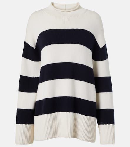 Striped wool and cotton sweater - Vince - Modalova