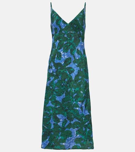 Vestido lencero de seda estampado - Dries Van Noten - Modalova