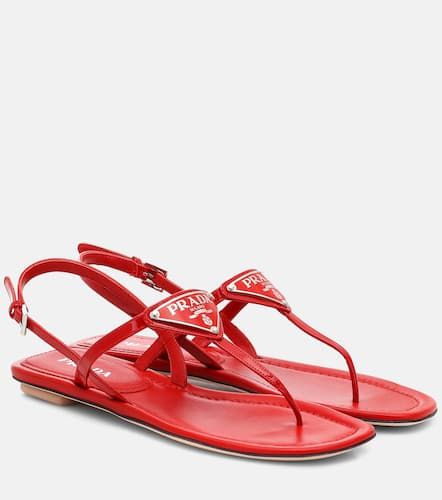 Prada Sandalen aus Lackleder - Prada - Modalova