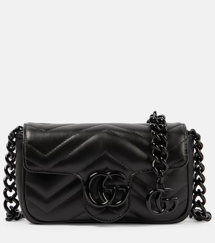 GG Marmont Mini leather belt bag - Gucci - Modalova
