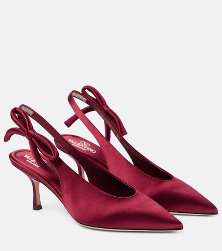 Pumps slingback Nite-Out 70 in raso - Valentino Garavani - Modalova