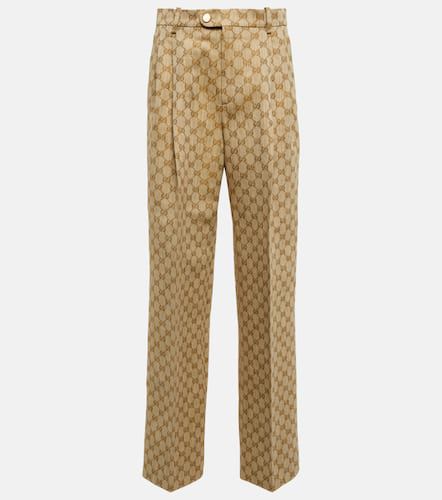 Gucci Gerade Hose GG aus Jacquard - Gucci - Modalova