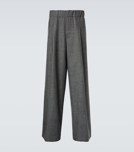 Pantalones de esmoquin plisados de lana - Dries Van Noten - Modalova