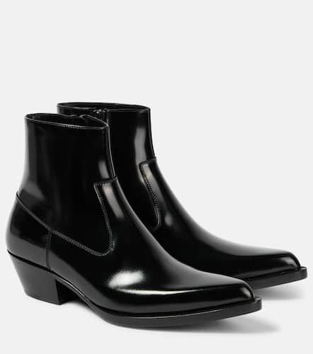 Ankle Boots Beat 40 aus Leder - Saint Laurent - Modalova