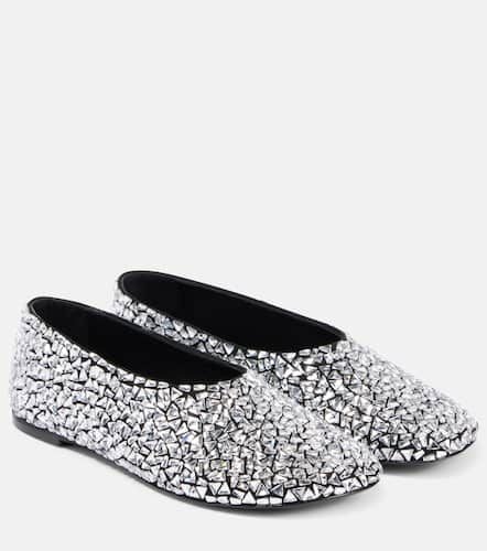 Glove embellished leather ballet flats - Proenza Schouler - Modalova