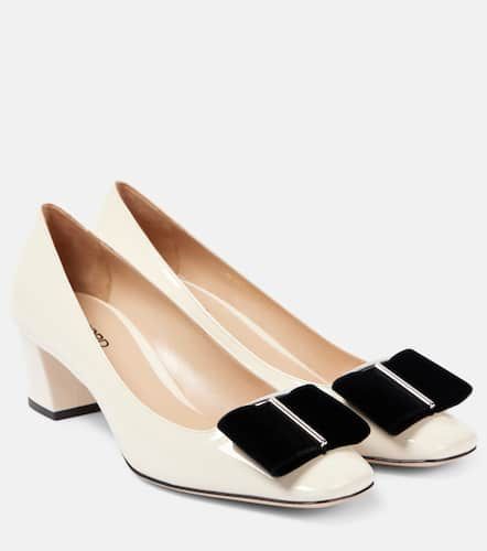 Audrey 55 bow-detail patent leather pumps - Tom Ford - Modalova