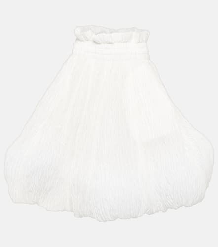 Ruffled cupro-blend midi skirt - Noir Kei Ninomiya - Modalova