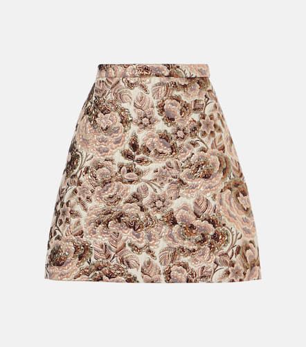 AprÃ¨s L'Hiver MatelassÃ© floral miniskirt - Valentino - Modalova