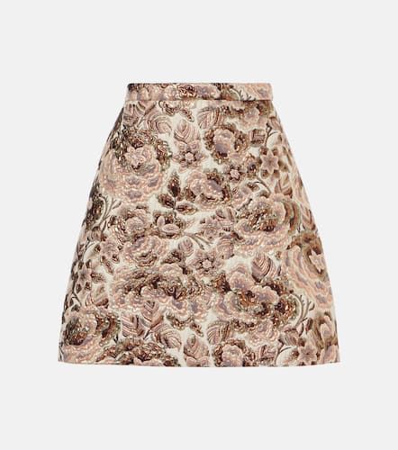 Minifalda Après L'Hiver Matelassé floral - Valentino - Modalova