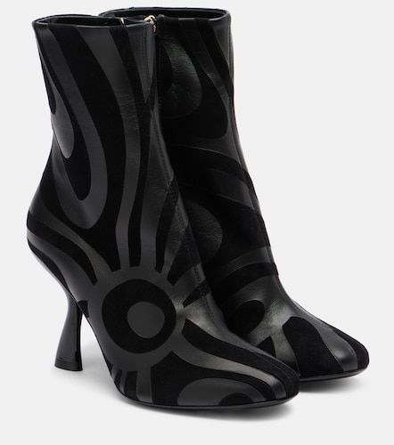 Marmo suede and leather ankle boots - Pucci - Modalova