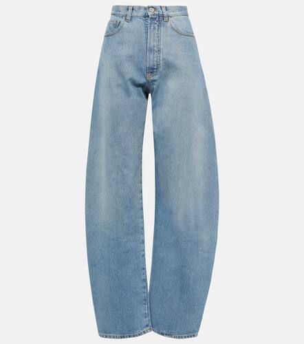 AlaÃ¯a High-rise barrel-leg jeans - Alaia - Modalova