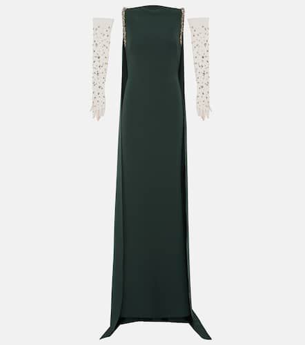 Safiyaa Caped embroidered gown - Safiyaa - Modalova