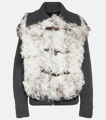 The Big Chill shearling and wool jacket - Alanui - Modalova