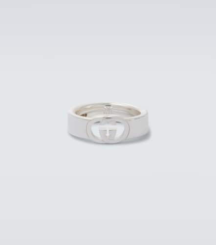 Gucci Anillo de plata de ley con GG - Gucci - Modalova