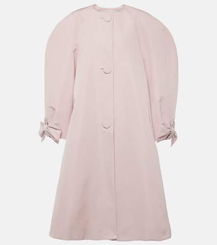 Bow-detail boxy taffetta coat - Nina Ricci - Modalova